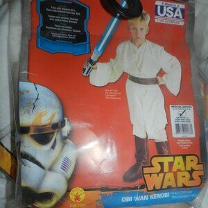 Star Wars Obi Wan Kenobi Deluxe Child Costume 🆕⌚😮‍💨⚡🚚